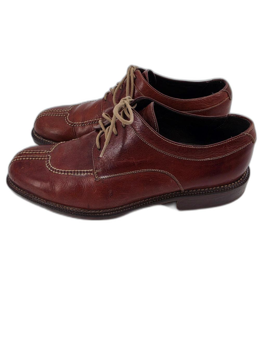 Cole Haan Country Men's Brown Leather Split Toe Oxford Shoes 9.5